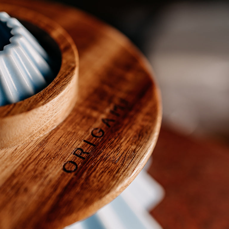 Origami Wooden Dripper Holder