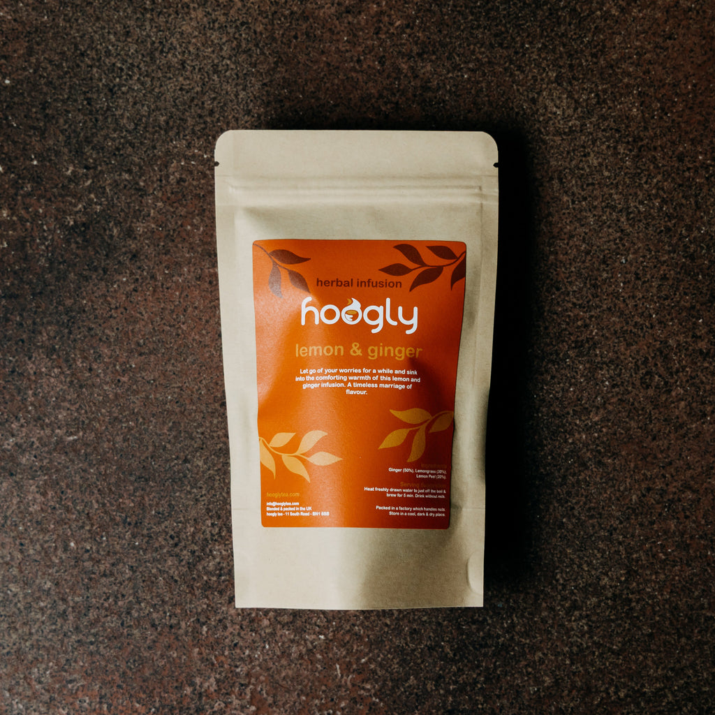 Hoogly Lemon and Ginger Tea - 50g Loose Leaf