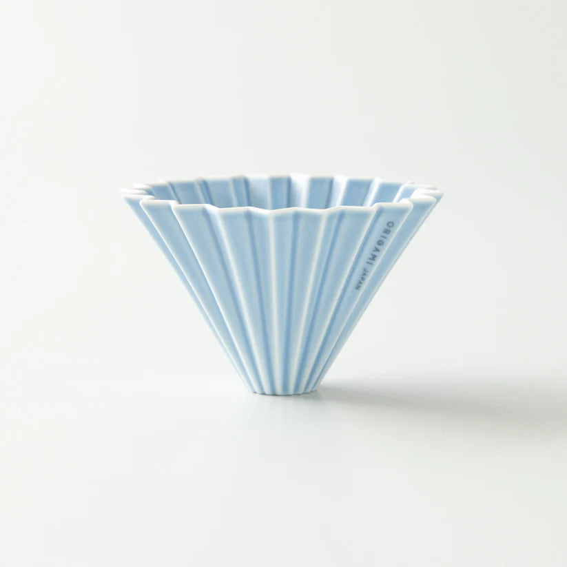 Origami Ceramic Dripper - Matte Blue (Size M)