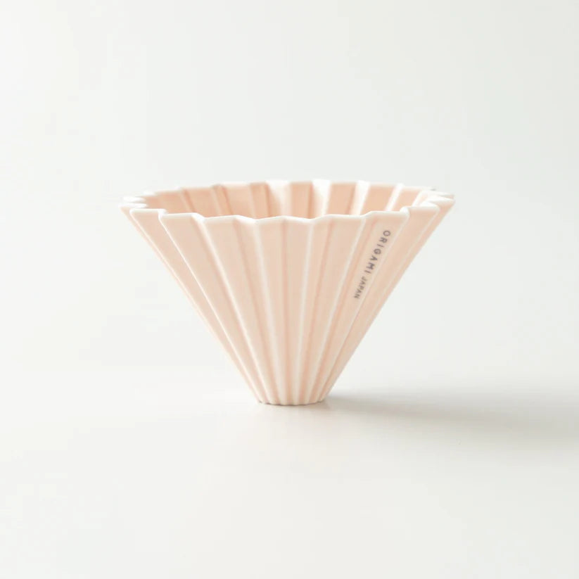 Origami Ceramic Dripper - Matte Pink (Size M)