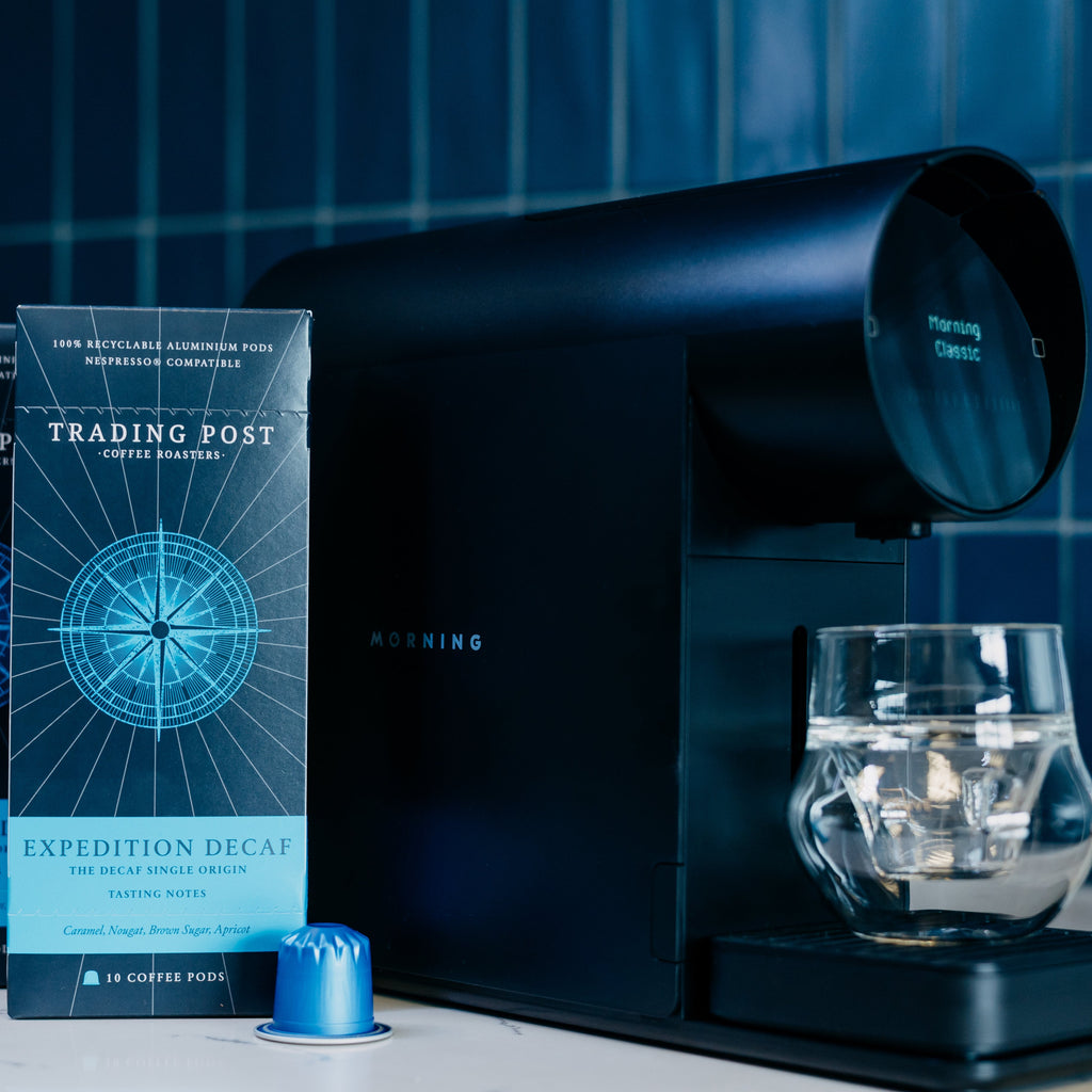 Dac Tea Pod Expedition Decaf Nespresso® Pods & Trading Post Coffee Roasters