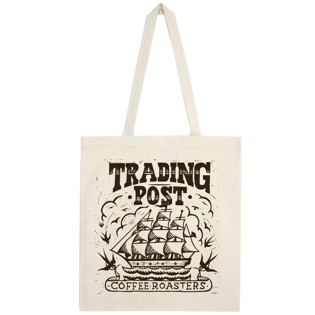 Trading Post Monsoon Malabar Ltd. Edition Organic Tote Bag (Natural/Coffee)